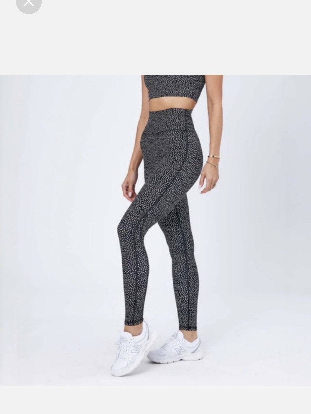 BuffBunny Black Speckled High-Waist Leggings